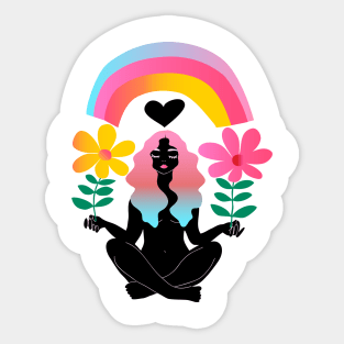bloom like a flower Sticker